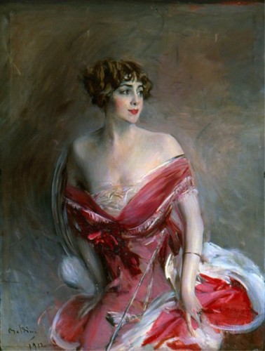 Ritratto di Mademoiselle De Gillespie, olio su tela, 1912, 131x98
